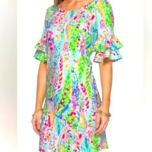 Lilly Pulitzer Lula Dress Catch the Wave Dress medium